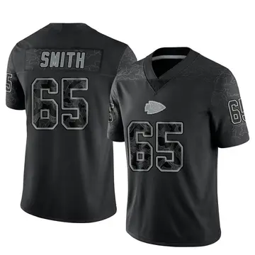 Black Men's Trey Smith Kansas City Chiefs Limited Reflective Jersey